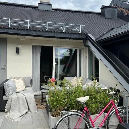 Apartment Sentral Loftsleilighet Med Solfylt Utetplass *